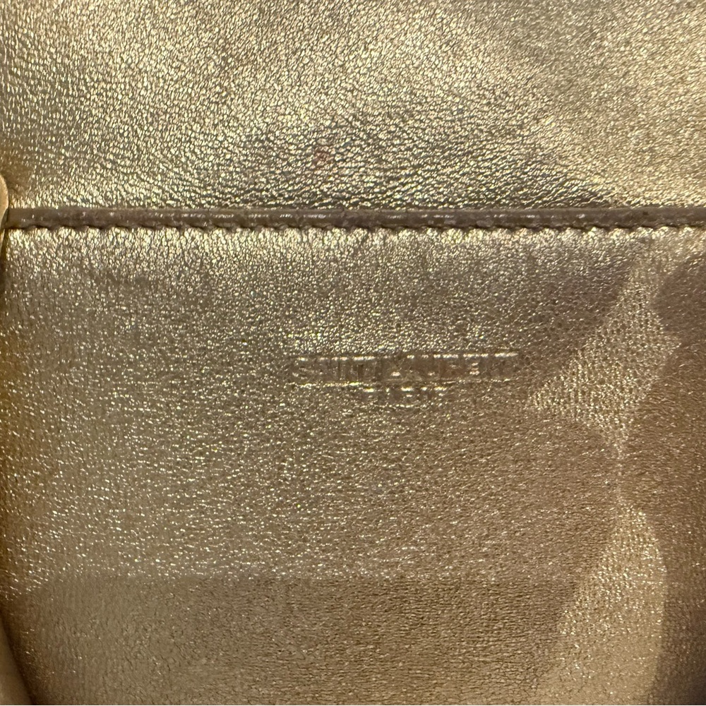 YSL Saint Laurent Gold Crossbody Bag - Picture 2 of 12